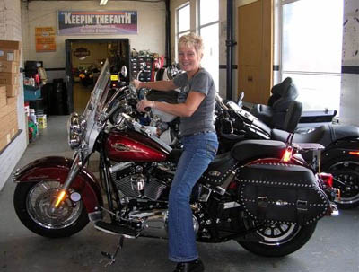 Angie babes New Bike