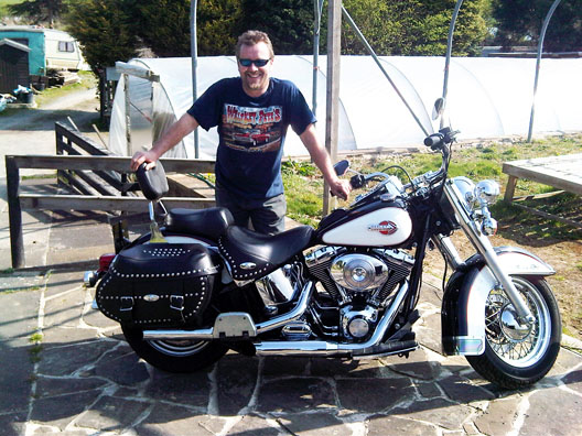 Pete Griff and new bike